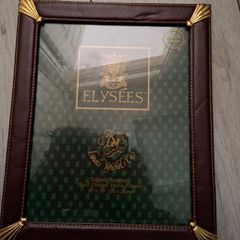 Leather frame