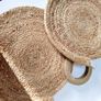2 X Round Jute bags Image 8