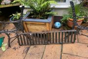 Garden bench.