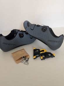Scott Road Comp BOA Relective Cycling Shoes - EU 44 | Brand New + SPD-SL Cleats