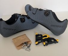 Scott Road Comp BOA Relective Cycling Shoes - EU 44 | Brand New + SPD-SL Cleats