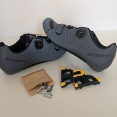 Scott Road Comp BOA Relective Cycling Shoes - EU 44 | Brand New + SPD-SL Cleats