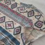 Ginger G Vintage Style Boho Southwestern Geometric Cap-Sleeve Tunic Top Image 4