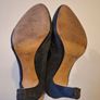 SALE!  Clarks Navy Leather Shoes Image 6