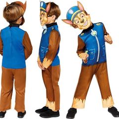 Paw Patrol Chase Mask Costume for boy Cartoons, Paw Patrol, Marshall, Chase - Costume for kids accessory fancy dress & props for Halloween, carnival & parties