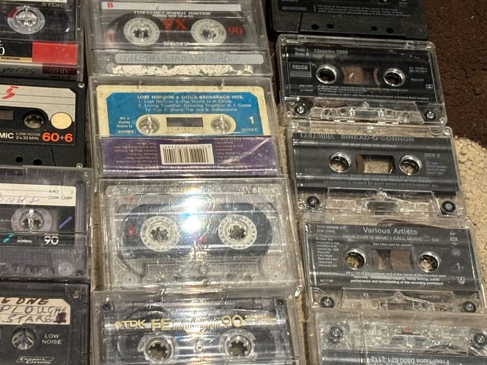 Various Audio cassettes including originals