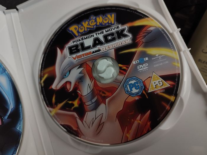 Pokemon The Movie Black & Pokemon the Movie: White ! Victini and Reshiram ! Victini & Zekrom ! DVD ! 2-Discs ! 2011 !