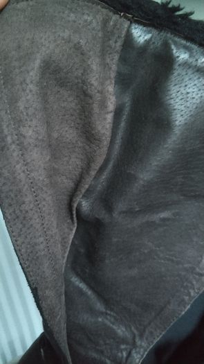 Black leather boots (37)