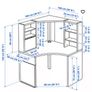 Corner Workstation (IKEA Micke) Image 3