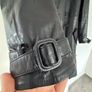 Zara leather trench coat Image 2