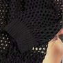 Brand new Black crochet jumper size UK 16/18 EU 44/46 Postage included Image 3