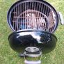 Weber 47cm Kettle BBQ with Lid and Accessories in Excellent Condition Image 2