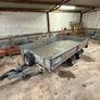 Ivor Williams 3.5 Tonne Flat Bed Drop Side Plant Trailer Image 3