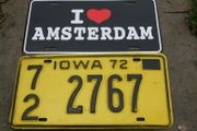 License Plates 25 each