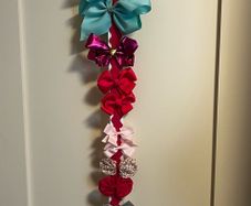Hair Bows and Hanging Display Holder