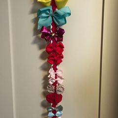 Hair Bows and Hanging Display Holder