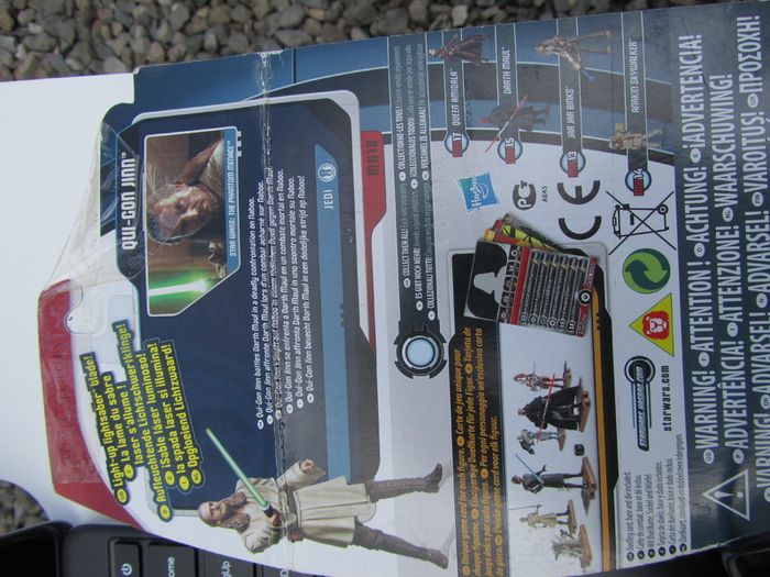 Star Wars Qui-Con Jinn Action Figure Boxed - Hasbro