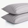Premium Quality Fabric Pillowcase Pair - Soft Breathable Material with Silky Smooth Finish, Elegant Stripe Design, Standard Size 50cm x 75cm, Machine Washable, Fade Resistant, 5 Beautiful Options Image 10