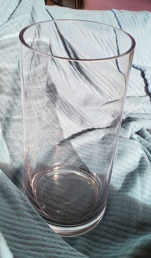 Four floral glass cylinders brand Oasis