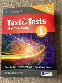 Texts & Tests 1 First Year Junior Cycle Maths