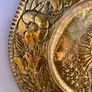 Vintage Brass Wall Plate Queen Elizabeth 41cm Image 3