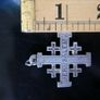 Vintage Silver 'JERUSALEM' Cross Pendant Image 6