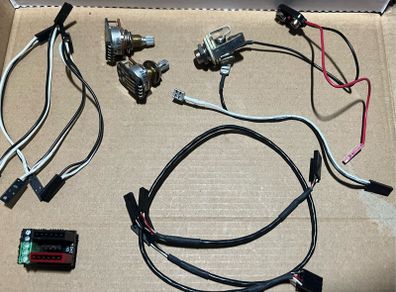 EMG active 2 Pickups Wiring solderlees Kit set accessories electric guitar parts