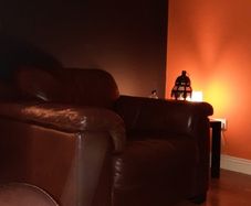 couch real Italian leather 3 2 1
