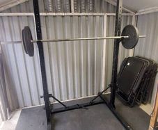 Weight training rack