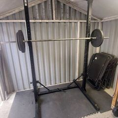Weight training rack