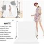 Backdrop white Background - 1.5x2.2m Collapsible Backdrops for Photography 100% Polyster Muslin Backdrop for Photo Studio White Screen Background for Vedio White Photoshoot Backdrop for Youtube (FREE POSTAGE) Image 6