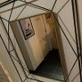 Geometric wall mirror with a metal frame Image 4