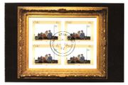 2002 Ireland 140th Anniversary of National Gallery of Ireland 1st Issue Commeoratitve Stamps Booklet Pane) "Before the Start" by Jack B. Yeats Fine Used. Hibernian HP132