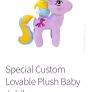 New Special Custom Lovable Plush Baby Jubilee HQG1C MLP not G1  My Little Pony Image 10