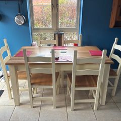 Dining room table and chairs