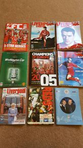 Liverpool football programmes and magazines