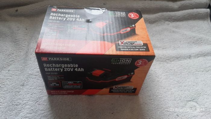 Lidl Parkside 20V X20V Battery 4.0 Ah PAP 20 B3 Li-Ion