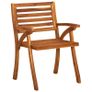 Garden Chairs 8 pcs Solid Acacia Wood Image 2