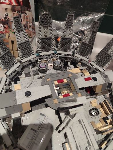 Lego Star Wars Bundle Millennium Falcon AT ST Trooper Ship Maz Castles Extra Pieces