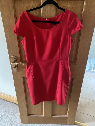 red dress