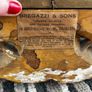Antique Hand Painted Madonna & Child with Ornate Giltwood Frame (Bergazzi & Sons, Dublin) Image 5