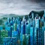 Acrylic Painting / cityscape / contemporary art  / wall art Image 6