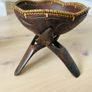 Handmade wooden bowel and stand Image 7