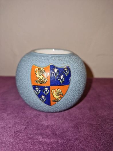 Antique Carlton Ware match strike - Corpus Christi crest