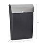 Classic Post Box with lock Carbon GT24 Image 2