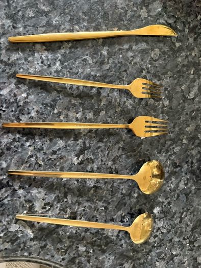 Gold Cutlery