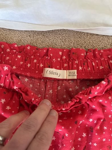 Sfera trousers ladybird and DPAM ladybird top size 11/12 years