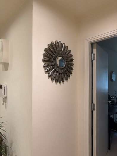 Decorative Sunburst Wall Mirror Vintage Style