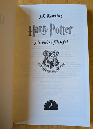 In Spanish - Harry Potter and the Philosopher's Stone