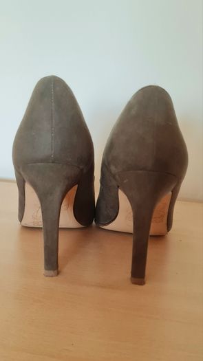 Khaki Court Shoes